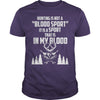 Image of Hunting - It is a sport that is in my blood tee T-Shirt_1
