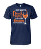 Image of Browns - I just want to drink wine and watch my Browns t-shirt