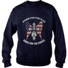 Image of Patriotic Shirt, Stand For The Flag, Kneel For The Cross Tee