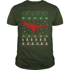 T-Rex Ugly Christmas Sweater New