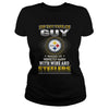Image of NFL-STEELERS 163 GUY LOVES WINE