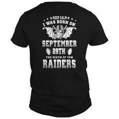 RAIDERS FANS BORN IN SEPTEMBER 29TH