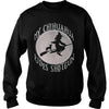 Image of MY CHIHUAHUA RIDES SHOTGUN FUNNY HALLOWEEN SHIRT