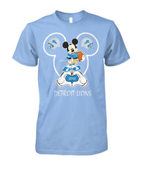 Detroit Lions - Cute Mickey Mouse T-shirt