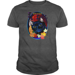 Trick or Treat Halloween Cat Oval