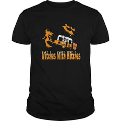 Witches With Hitches Camping Funny Halloween TShirt