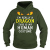 Image of I'm Really A Dragon Halloween Costume Shirt Easy