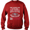 Image of NFL 49ERS 170 SHE ASKED ME