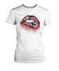 Image of Atlanta Falcons Twinkle Lips T-shirt