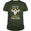 Image of Halloween Funny Alcohol Sheet Faced Halloween Beer T-shirt