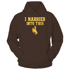 Wyoming Cowboys - I Married Into This (Team Specific Font)