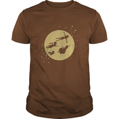Disney Peter Pan Darling Kids Flying Moon Silhouette TShirt