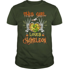 This Girl Loves Chameleon Halloween