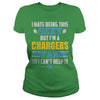 Image of I Hate Being This Sexy But Iam Chargers Fan TShirt
