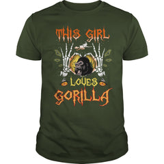 This Girl Loves Gorilla Halloween