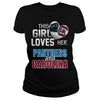Image of Girl Loves Panthers And Carolina TShirt