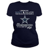 Image of I WEAR MY NAVY AND SILVER DALLAS COWBOYS