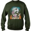 Image of SIBERIAN HUSKY T SHIRT HAPPY HALLOWEEN SHIRT