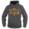 Image of Halloqueens are born in august funny halloween tshirt