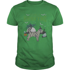 Totally Hairifying Frightening Mummy Beagle Halloween Tees