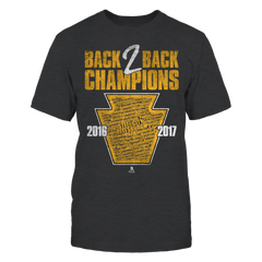 Back 2 Back Champions - Pittsburgh - Steel City - 2016 - 2017