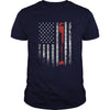 Image of Plumber American Flag Vintage TShirt