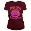 Image of THIS GIRL LOVES HALLOWEEN T SHIRT (PINK)