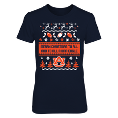 UGLY CHRISTMAS SWEATER DESIGN - AUBURN TIGERS