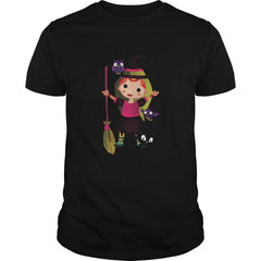 Cute Lil Girl Halloween TShirt in Kids Women And Men Sizes
