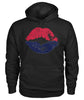 Image of Houston Texans - Two coloured lipstick T-shirt