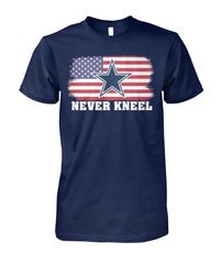 Cowboys - Dallas Cowboys never knee T-shirt