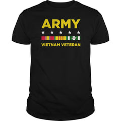 Men's Vietnam Veteran Shirt - Army