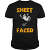 Image of Sheet Faced Funny Halloween Ghost Shirt And Mug