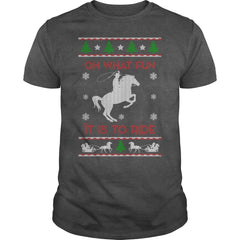 HORSE CHRISTMAS SWEATER PATTERN Papa Mama Men Women Dogs Lovers Sunfrog Hoodie