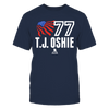 Image of T. J. Oshie 77 American Hockey