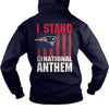 Image of i stand for the national anthem  patriots