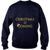 Image of Christmas Is Coming With Santa Red Hat T-Shirt