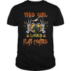 Image of This Girl Loves Flat Coated Halloween