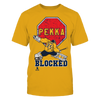 Image of Pekka Blocked - Gold!