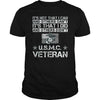 Image of U.S.M.C VETERAN  T SHIRT