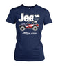 Image of Detroit Lions - American Jeep Car T-shirt