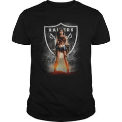 CG-sport-wonder woman-football-Oakland Raiders