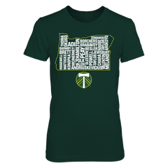 Oregon State Outline - Portland Timbers