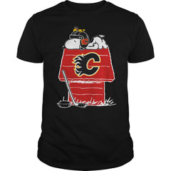 CLe-Ice-hockey-Sleep-Snoopy-Calgary-Flames