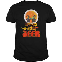 WITCHES BREW BEER T SHIRT FUNNY HALLOWEEN DRINKING