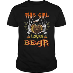 This Girl Loves Bear Halloween