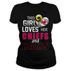 Image of This Girl Loves Her Chiefs And Rams TShirt