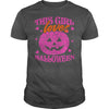 Image of THIS GIRL LOVES HALLOWEEN T SHIRT (PINK)