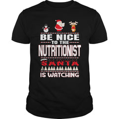 Be Nice To The Nutritionist Santa Is Watching Christmas
