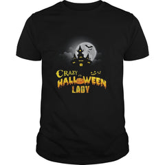 Crazy Halloween Lady TShirt 0  1